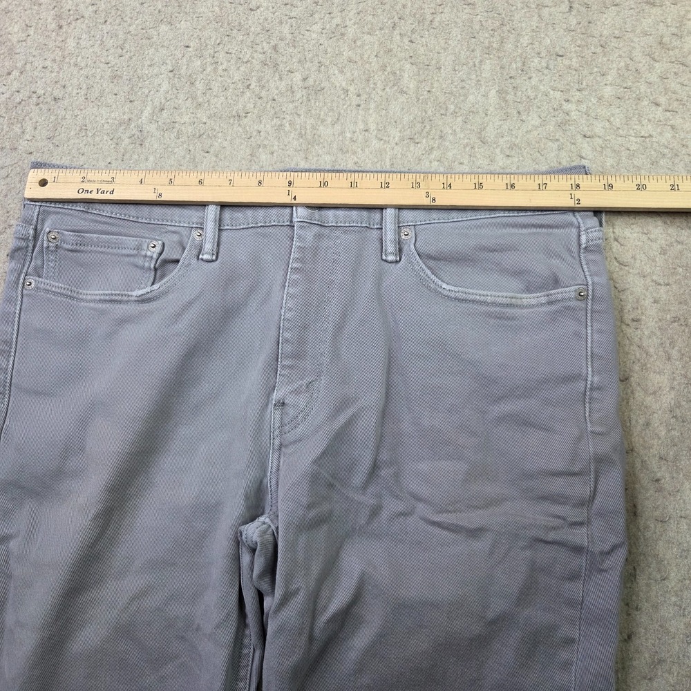 Levi's 514 Jeans Mens 36x30 Straight Fit Grey Stretch Denim Fits (36x28) - Picture 11 of 15